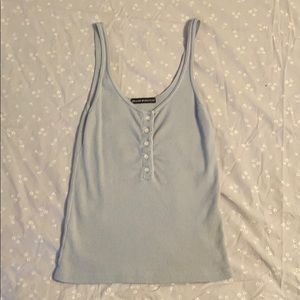 brandy Melville button down tank
